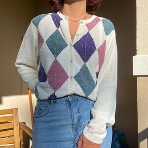 Alfred Dunner Argyle Sweater